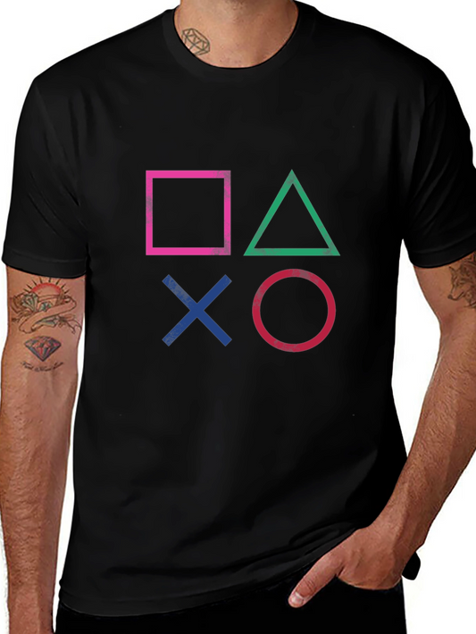 PlayStation Symbols Graphic Black T-Shirt
