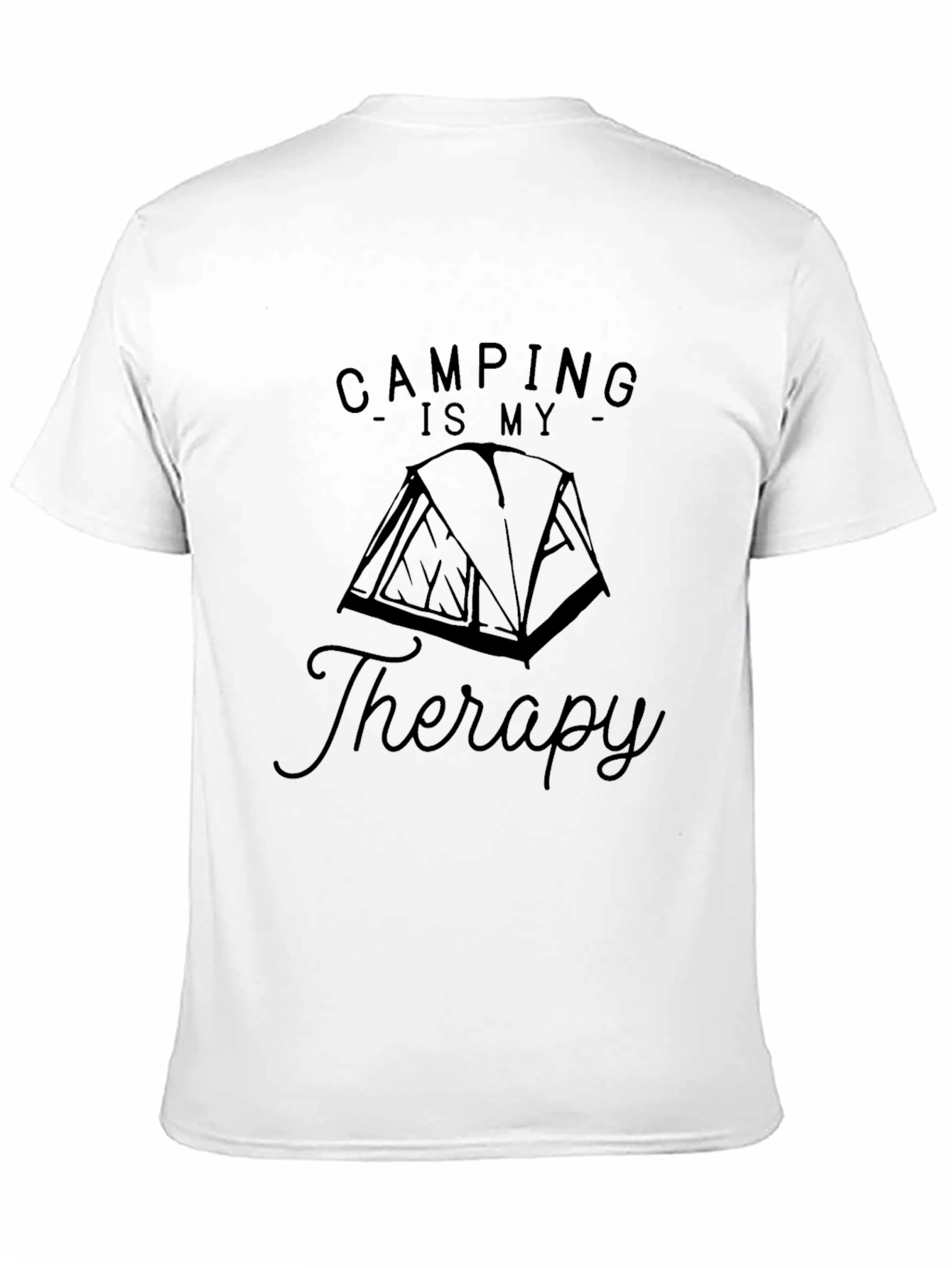Camping is My Therapy T-Shirt - Relax Outdoors!