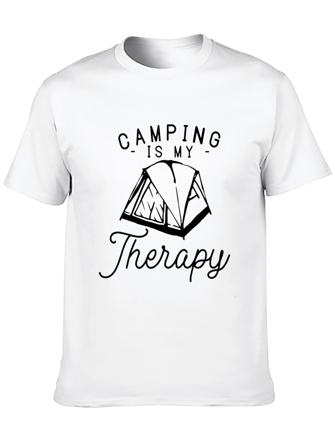 Camping is My Therapy T-Shirt - Relax Outdoors!