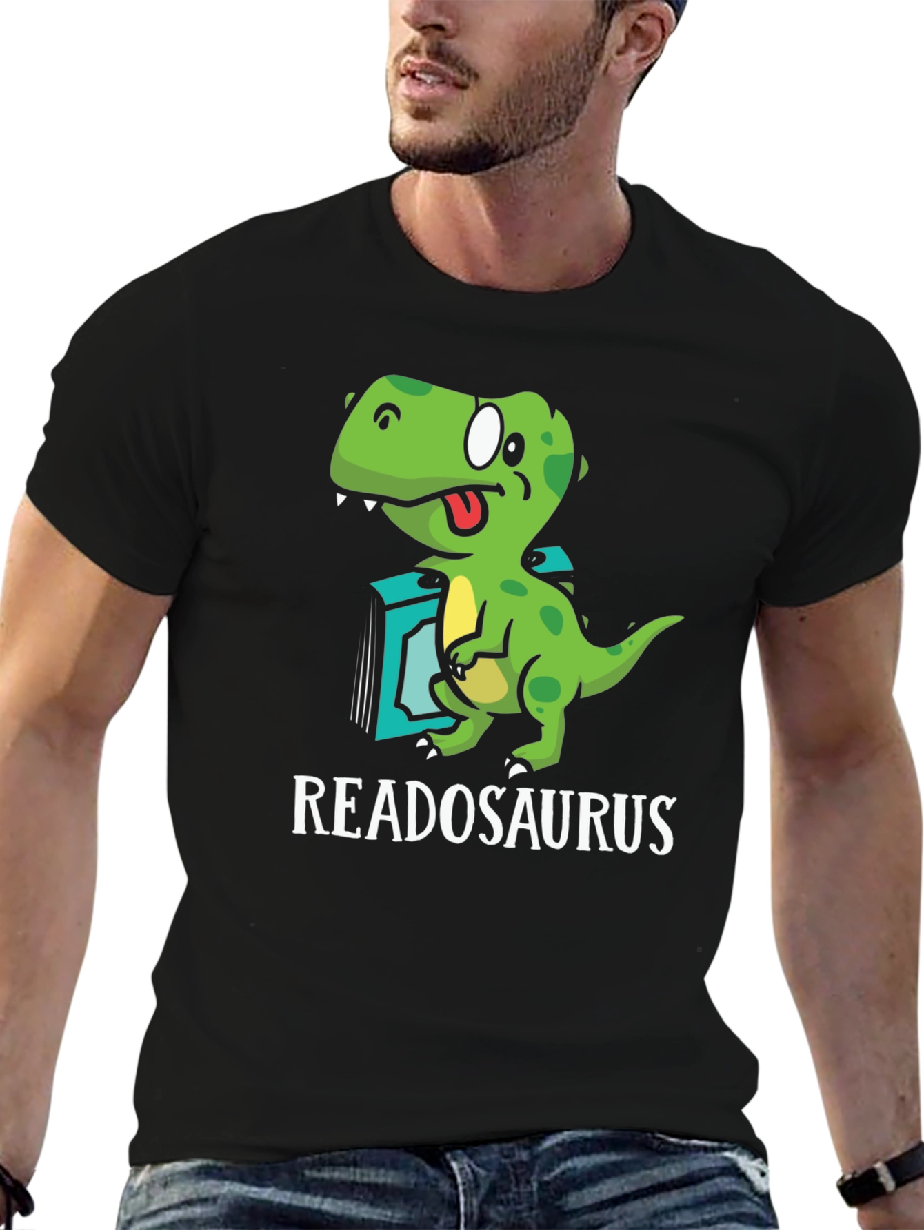 Readosaurus T-Shirt - Dinosaur Book Lover Tee
