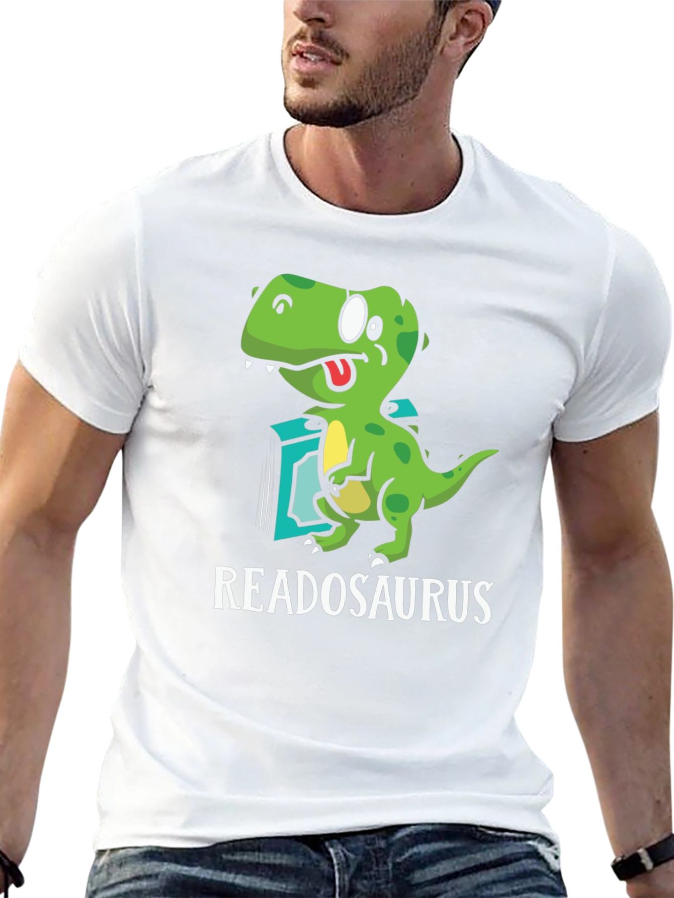 Readosaurus T-Shirt - Dinosaur Book Lover Tee