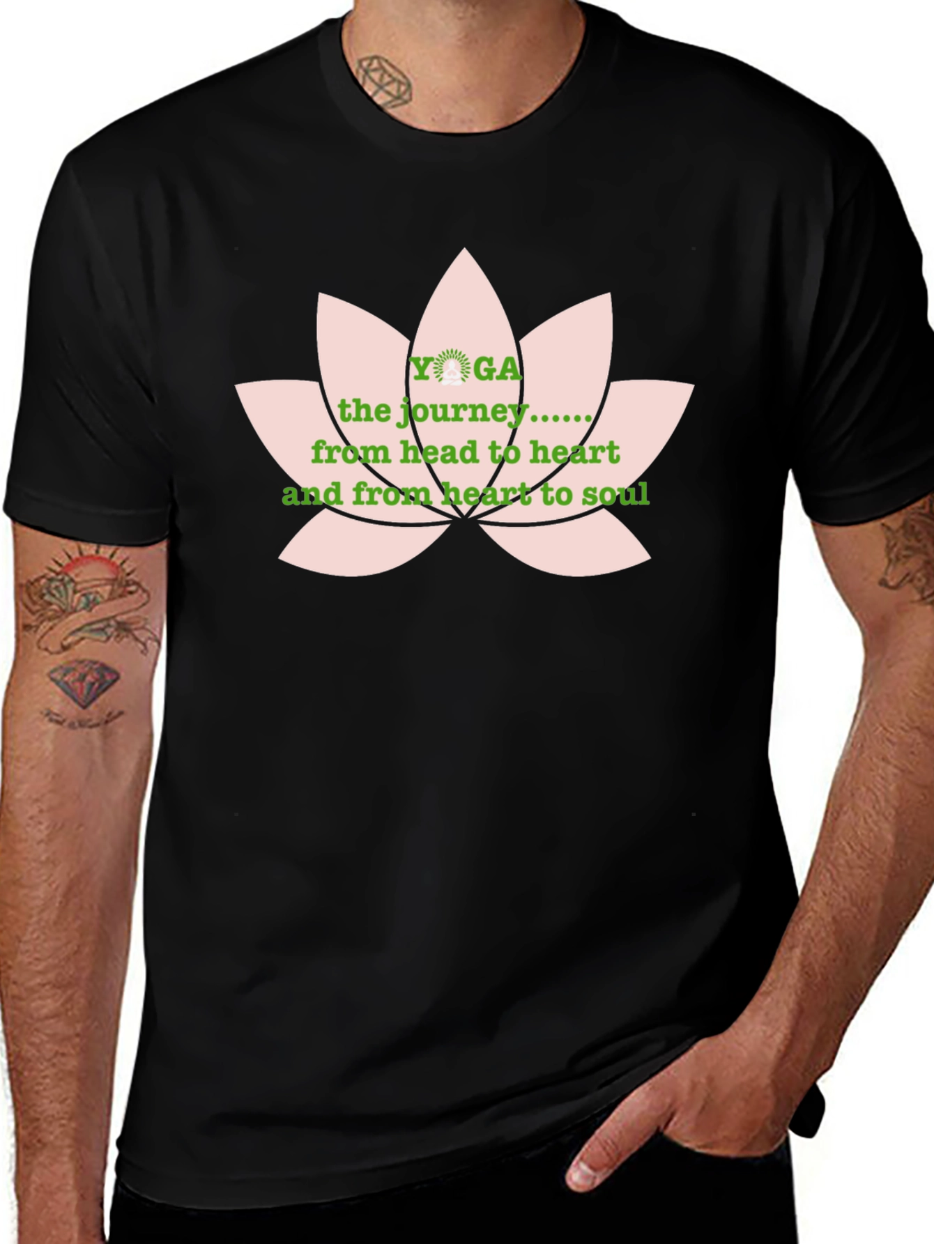 Yoga Journey Lotus Flower T-Shirt