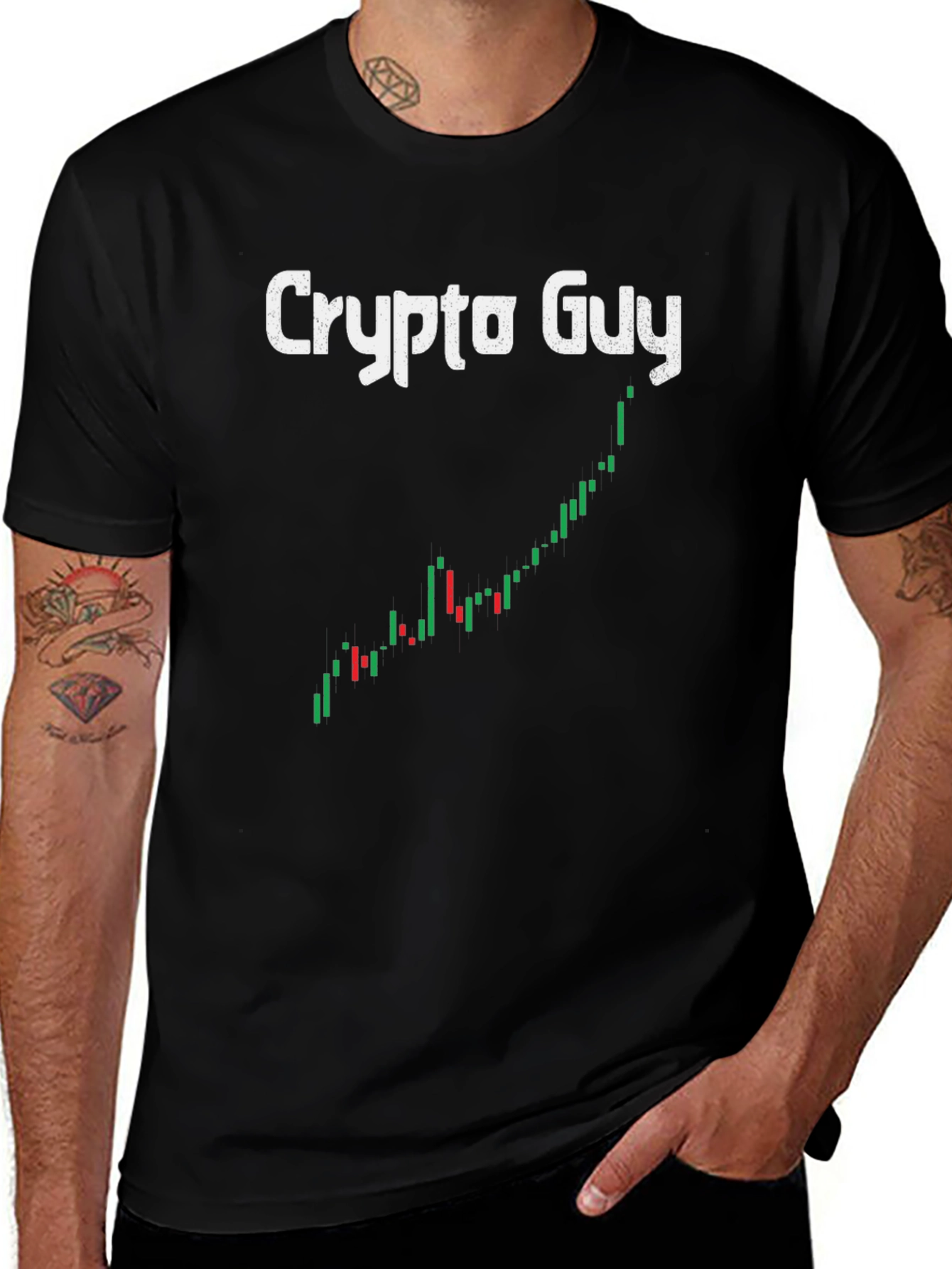 Crypto Guy Bitcoin Trading T-Shirt