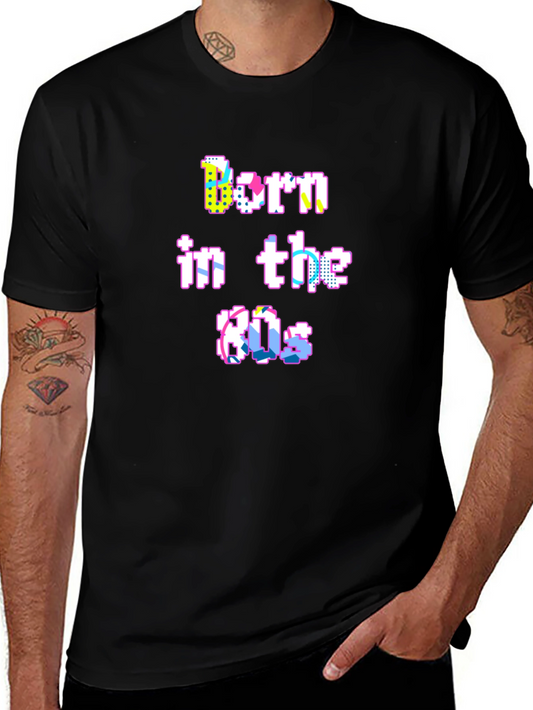 Born in the 80s Pixel Art T-Shirt