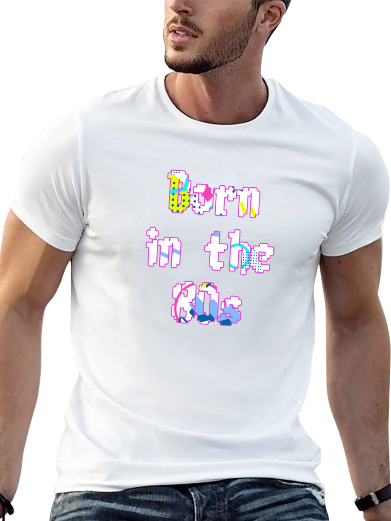 Born in the 80s Pixel Art T-Shirt