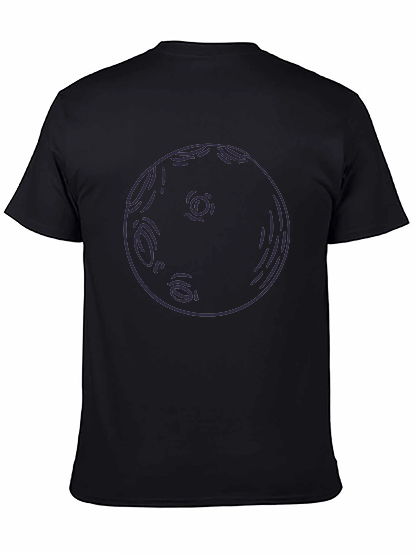 Abstract Moon Graphic T-Shirt - Soft Cotton Tee