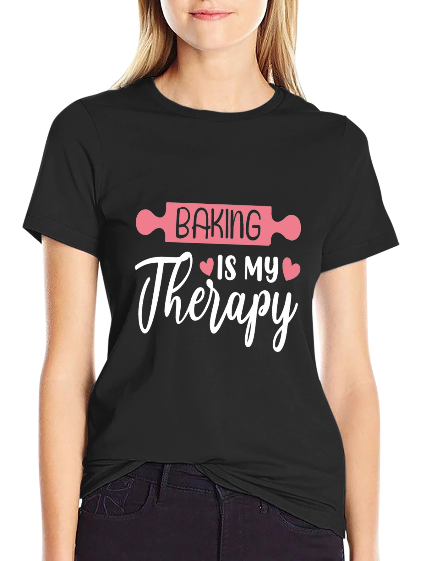 Baking is My Therapy T-Shirt - Baker Gift Tee
