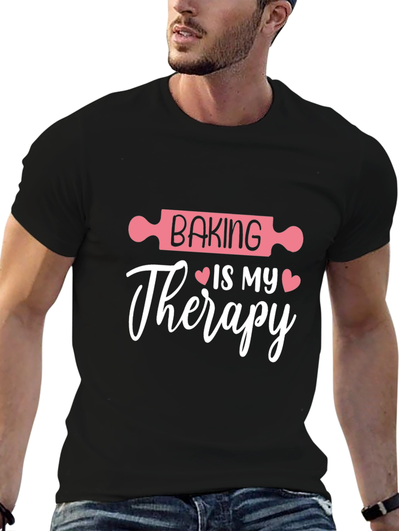 Baking is My Therapy T-Shirt - Baker Gift Tee