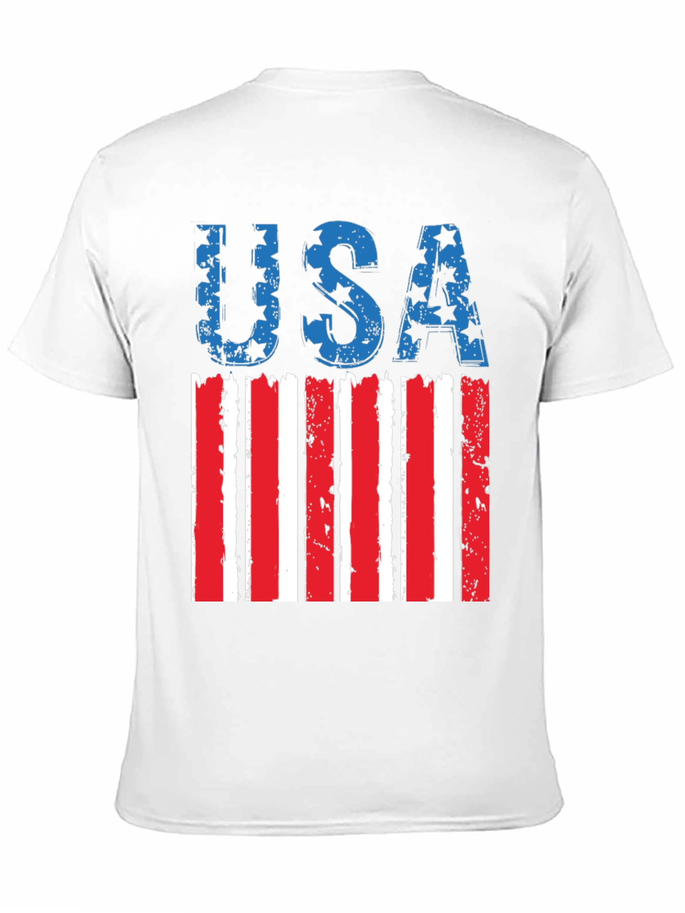 Patriotic USA Flag Graphic T-Shirt