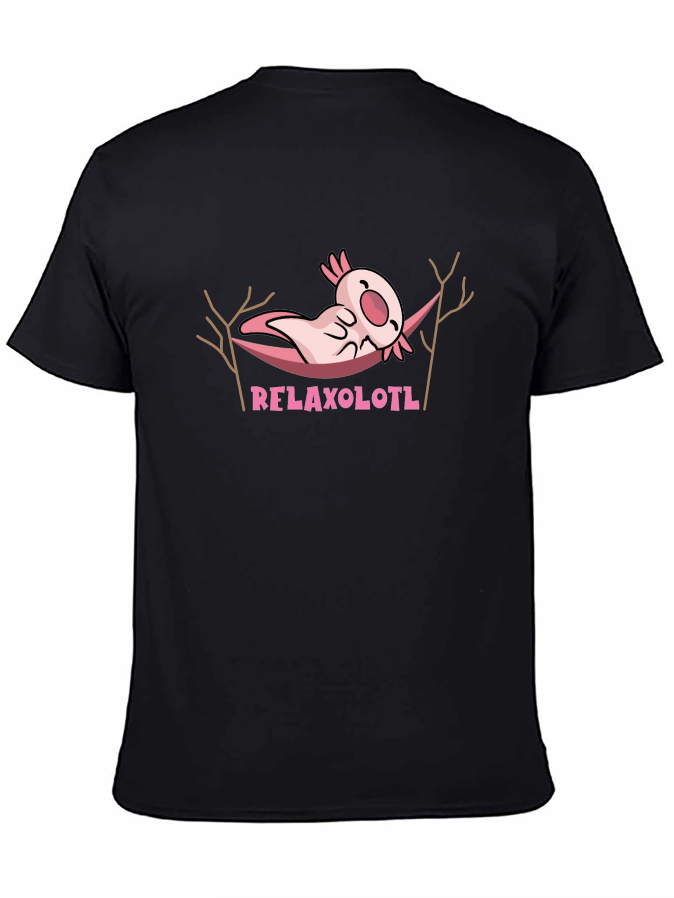 Relaxolotl T-Shirt - Funny Axolotl Hammock Tee