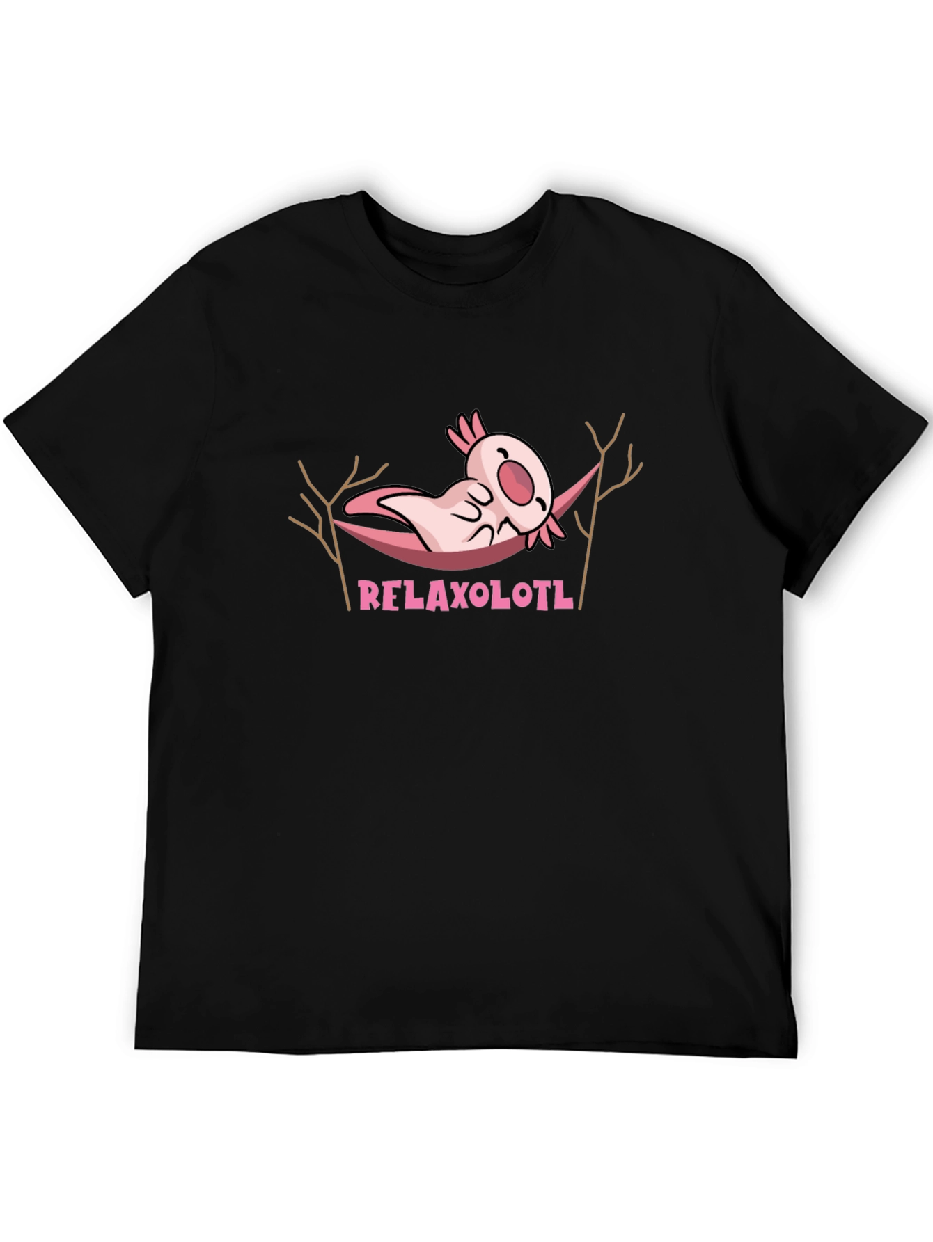 Relaxolotl T-Shirt - Funny Axolotl Hammock Tee