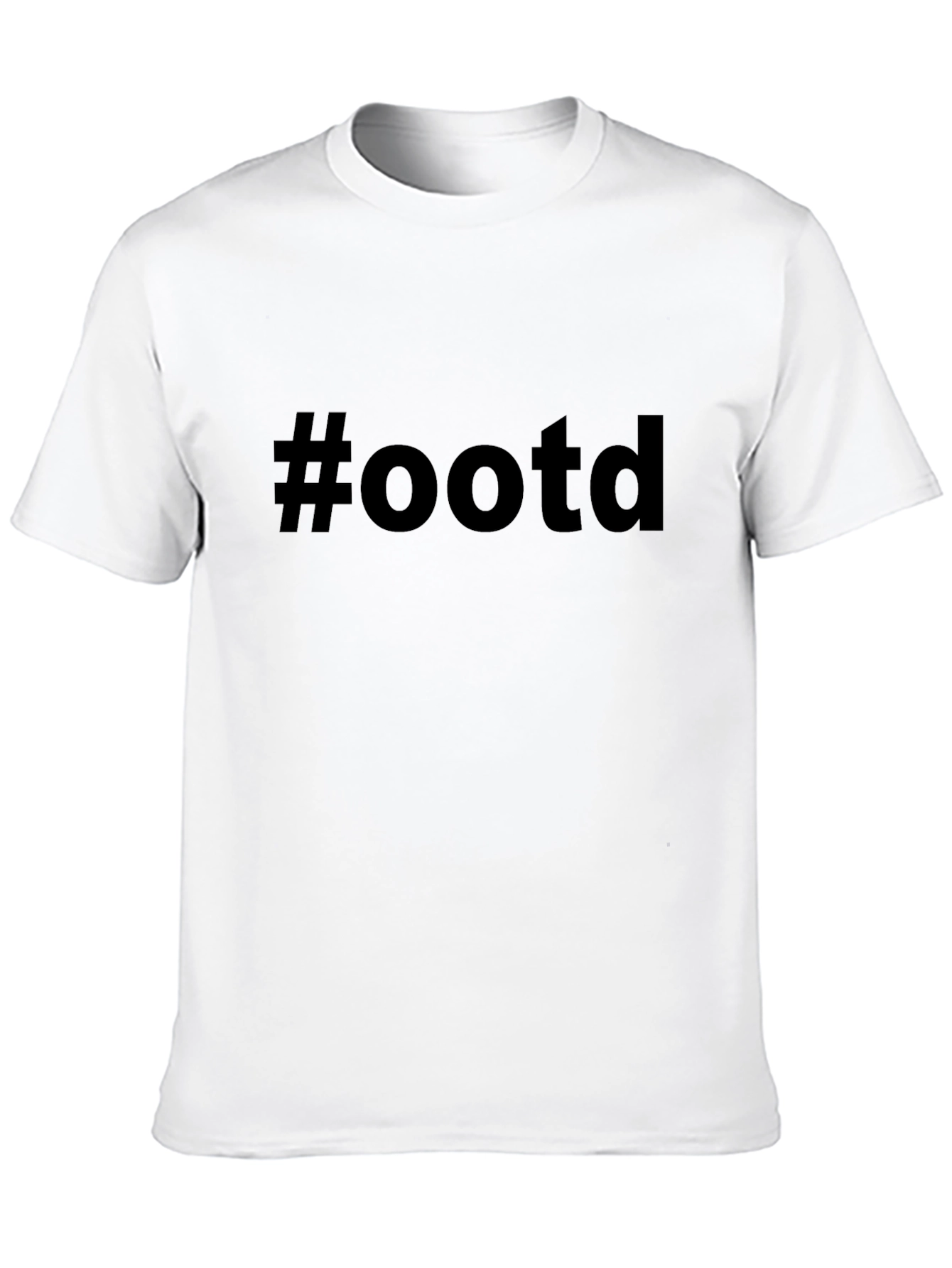 OOTD Black T-Shirt