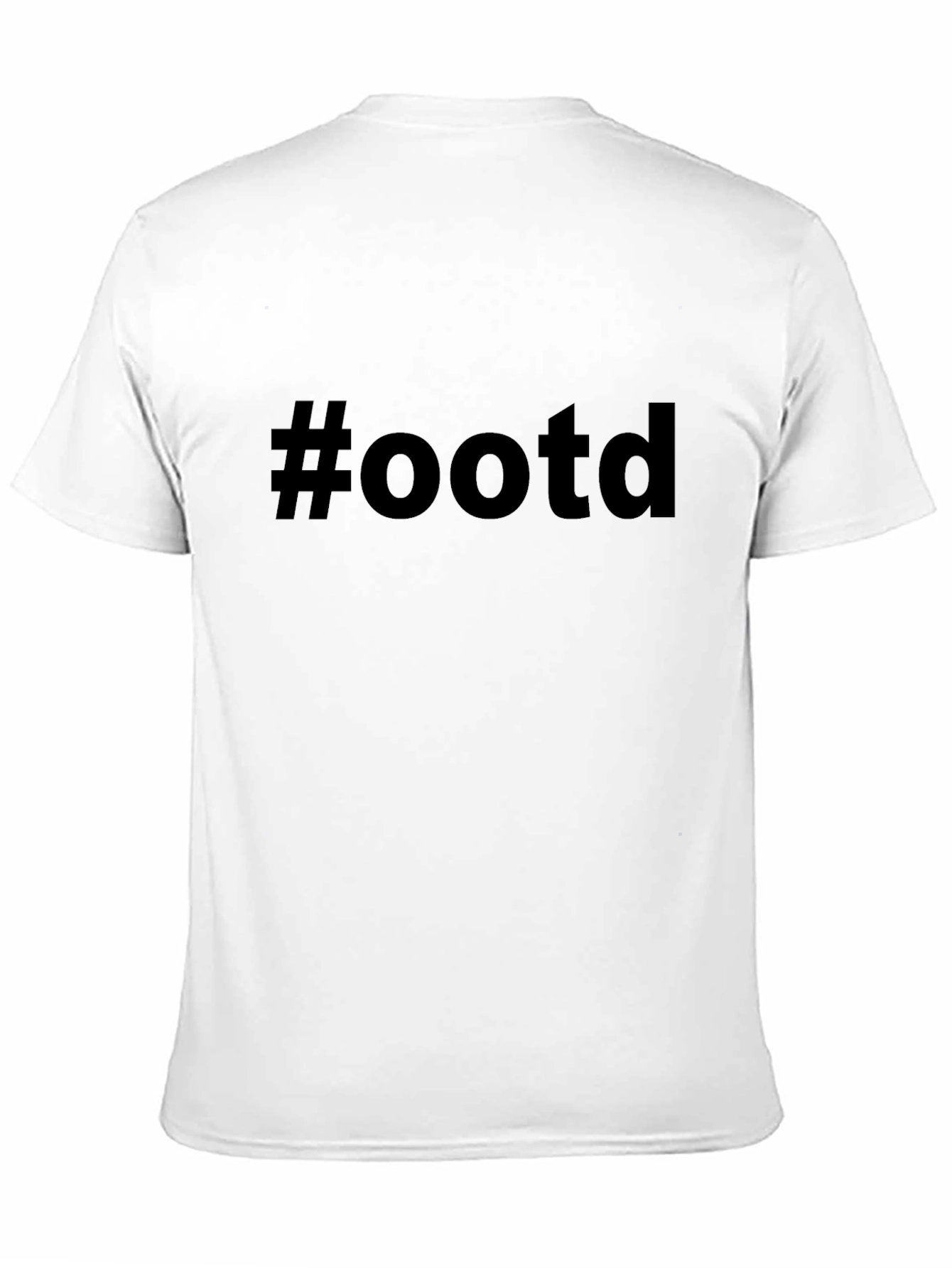 OOTD Black T-Shirt