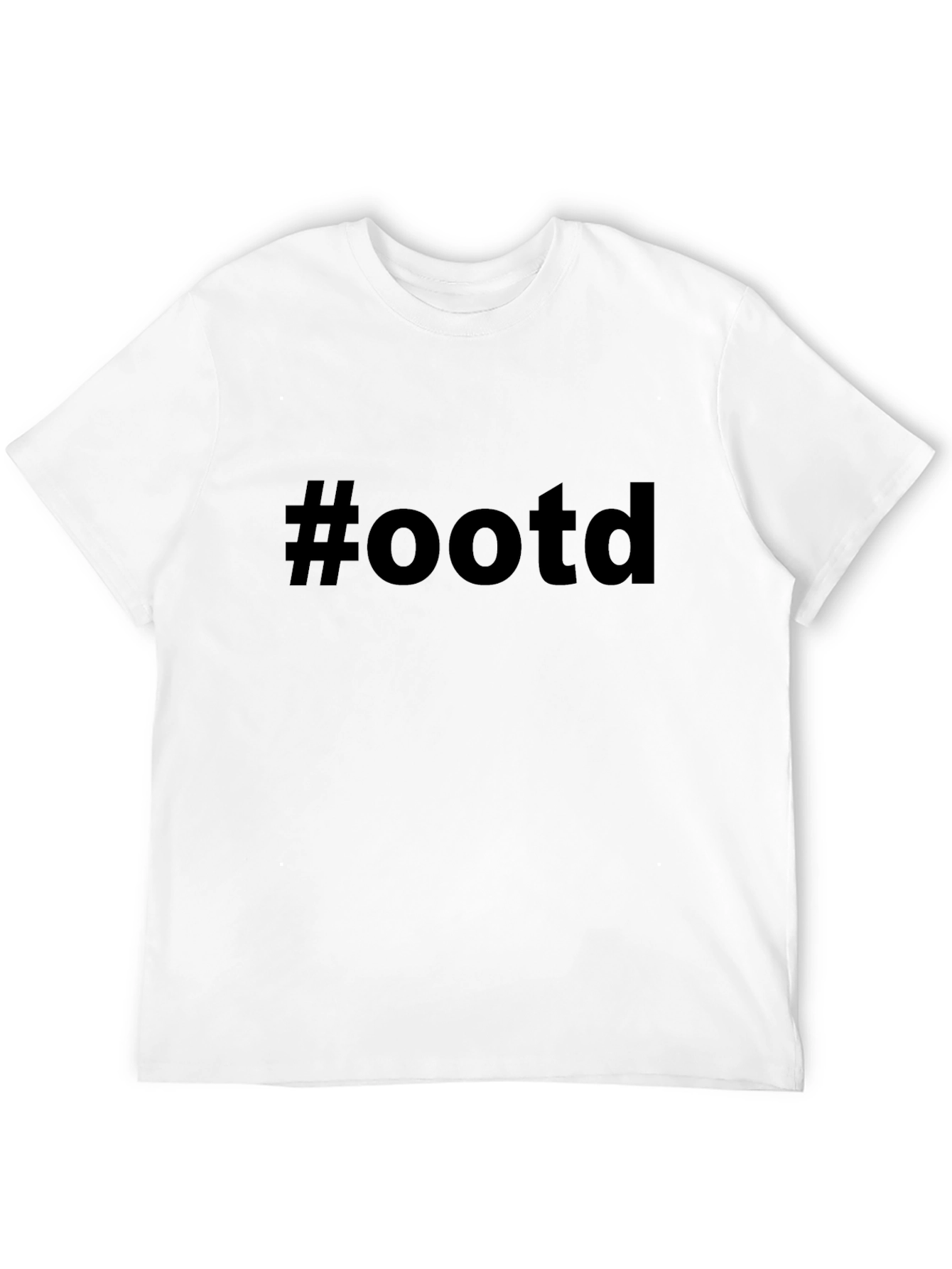 OOTD Black T-Shirt