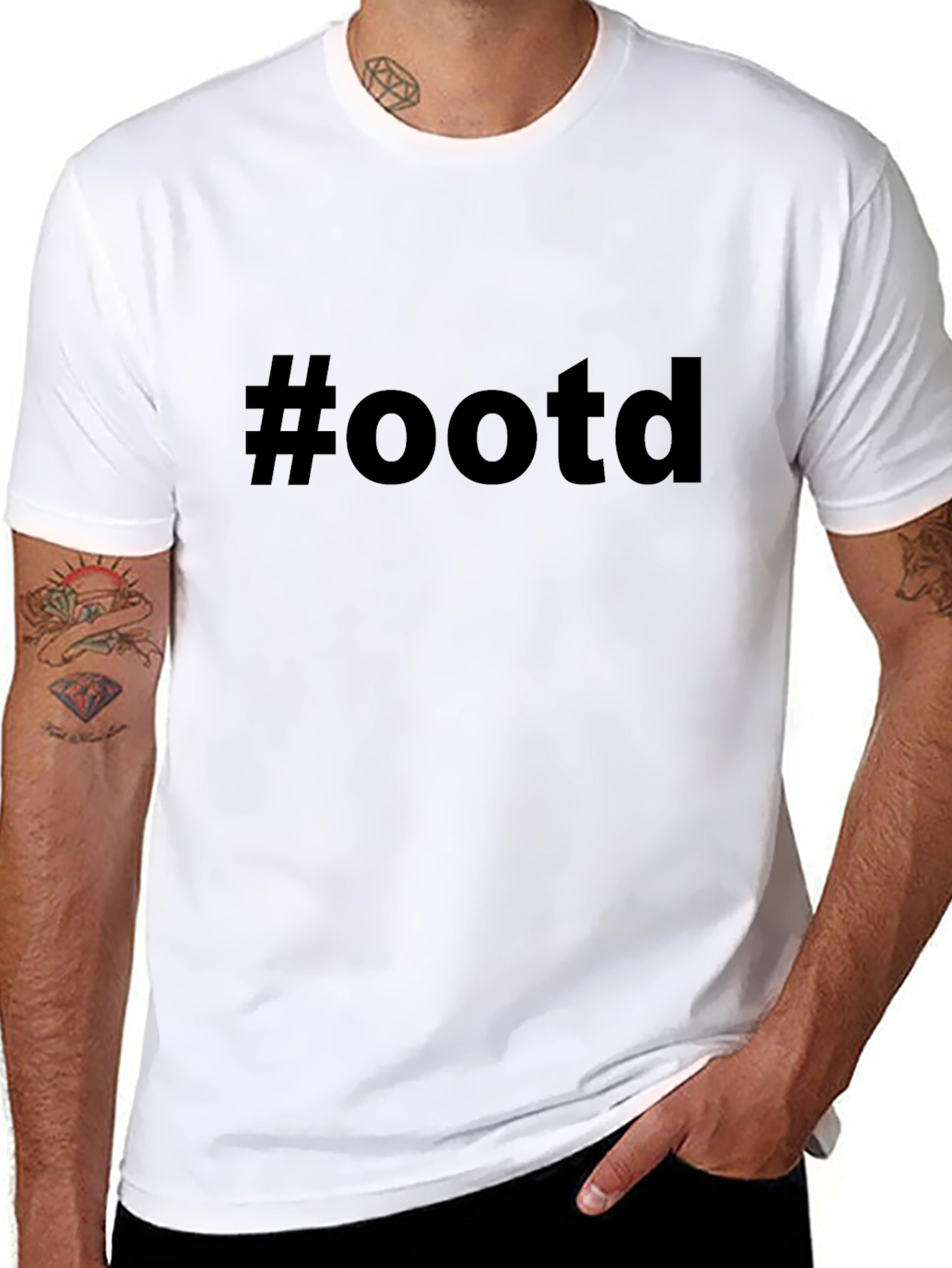 OOTD Black T-Shirt