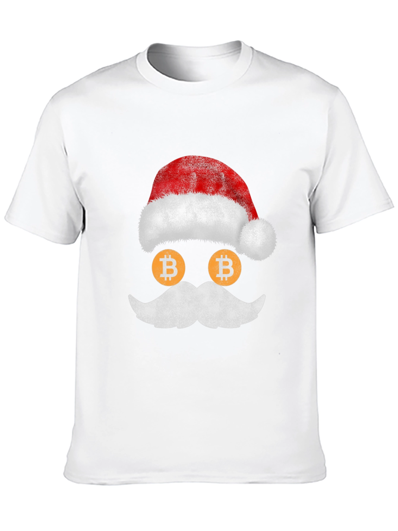 Bitcoin Santa T-Shirt - Crypto Holiday Gift