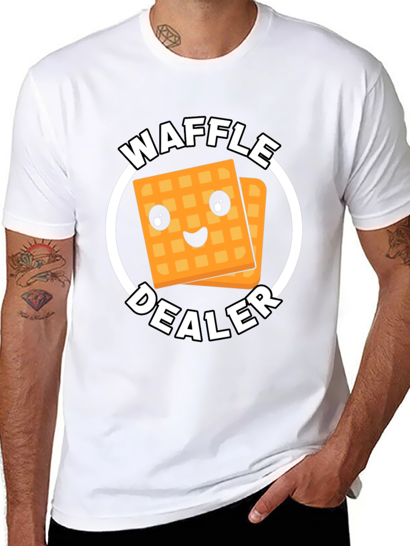 Waffle Dealer T-Shirt - Funny Foodie Tee