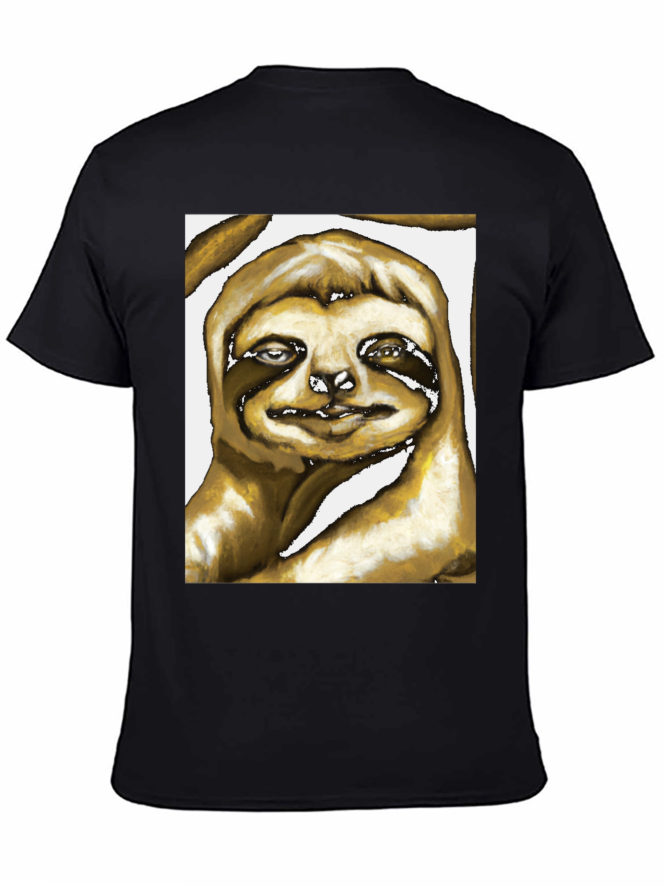 Sloth Art Graphic Print Tee