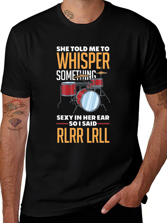 Drummer RLRR LRLL T-Shirt - Music Gift