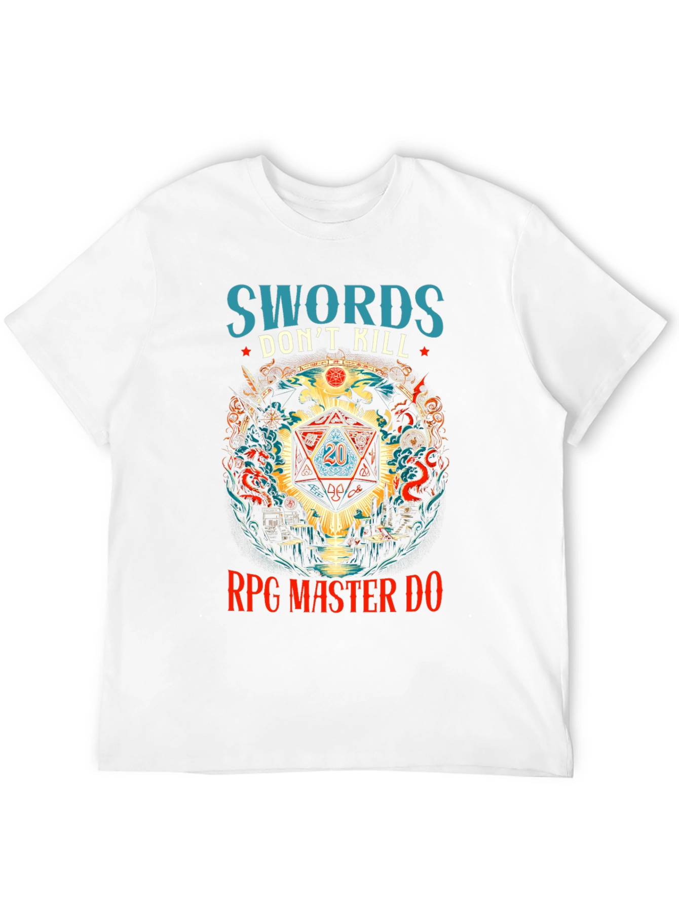 RPG Master Dice Graphic T-Shirt