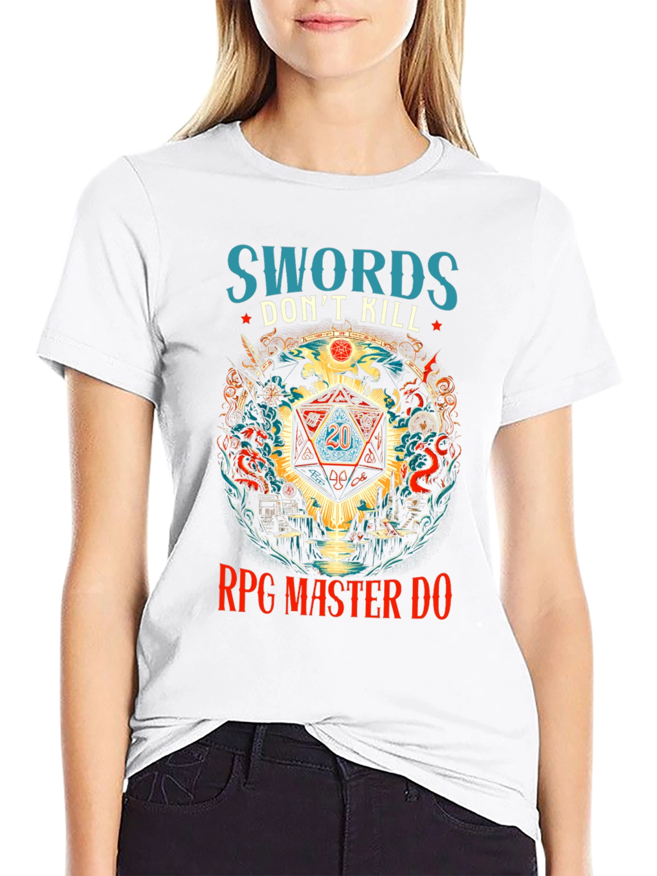 RPG Master Dice Graphic T-Shirt