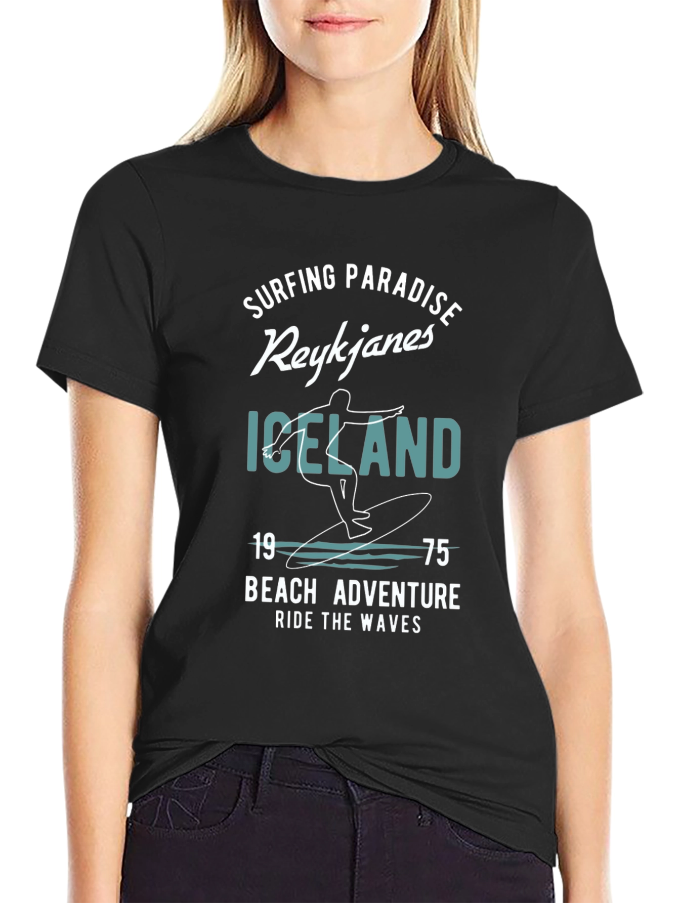 Reykjanes Iceland Surfing Adventure Tee