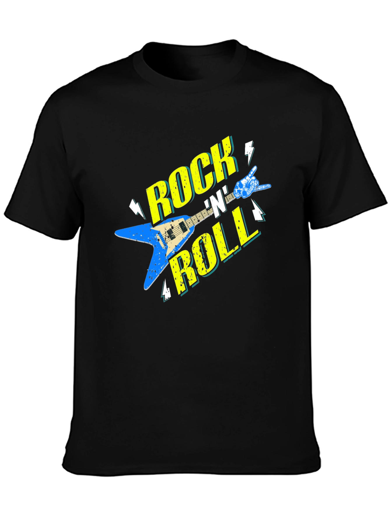 Rock N Roll Music Graphic T-Shirt