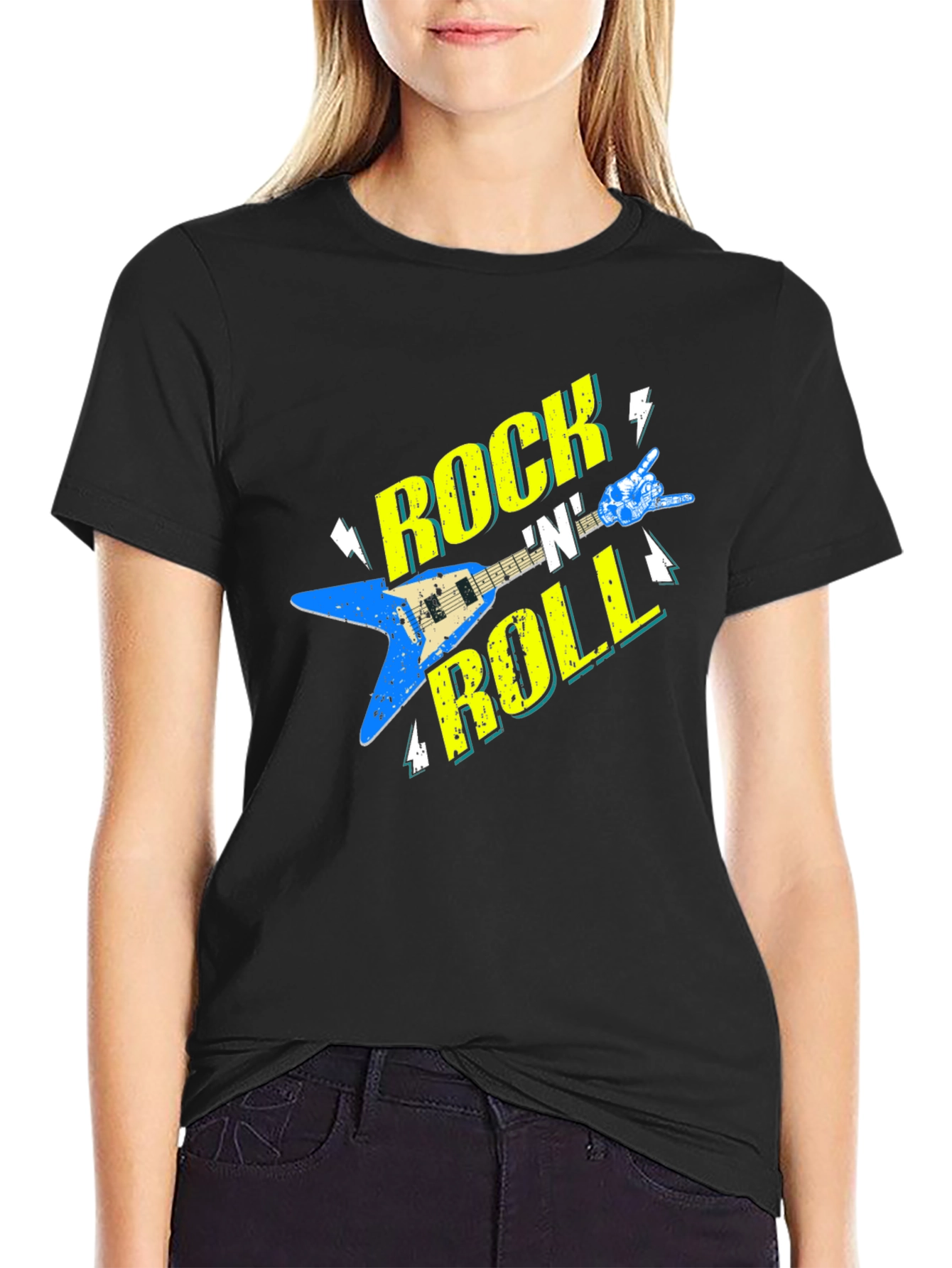Rock N Roll Music Graphic T-Shirt