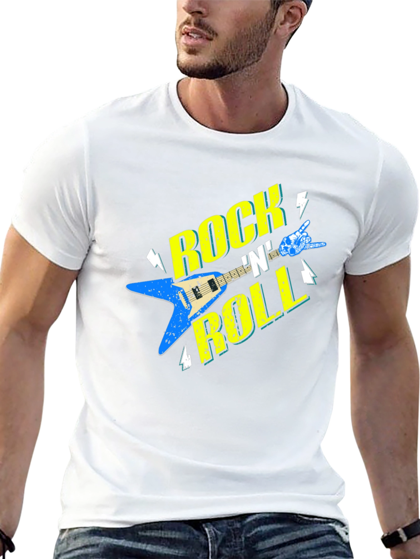 Rock N Roll Music Graphic T-Shirt