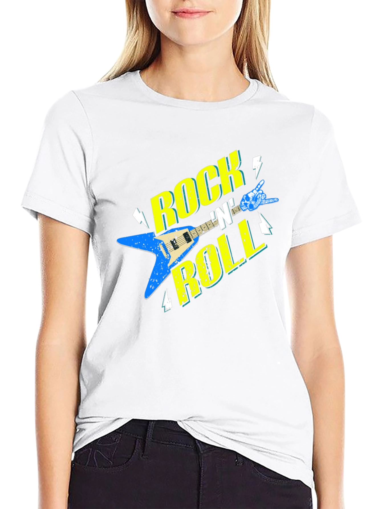 Rock N Roll Music Graphic T-Shirt