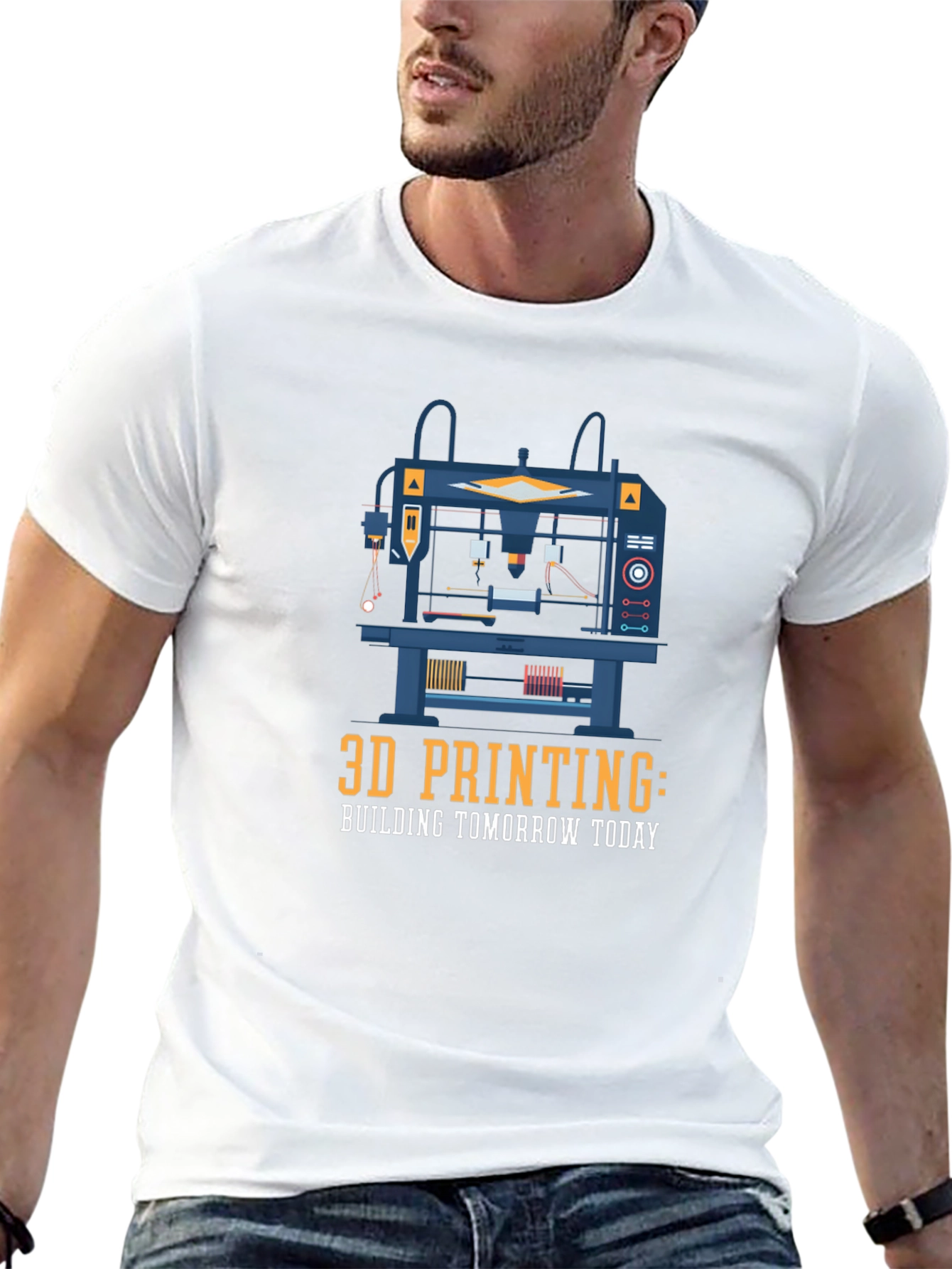 3D Printing Tomorrow Today Tee