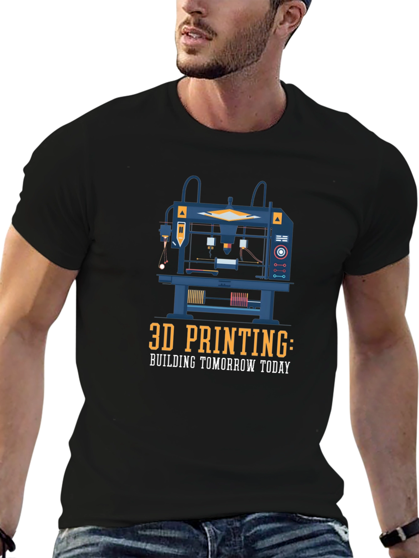 3D Printing Tomorrow Today Tee