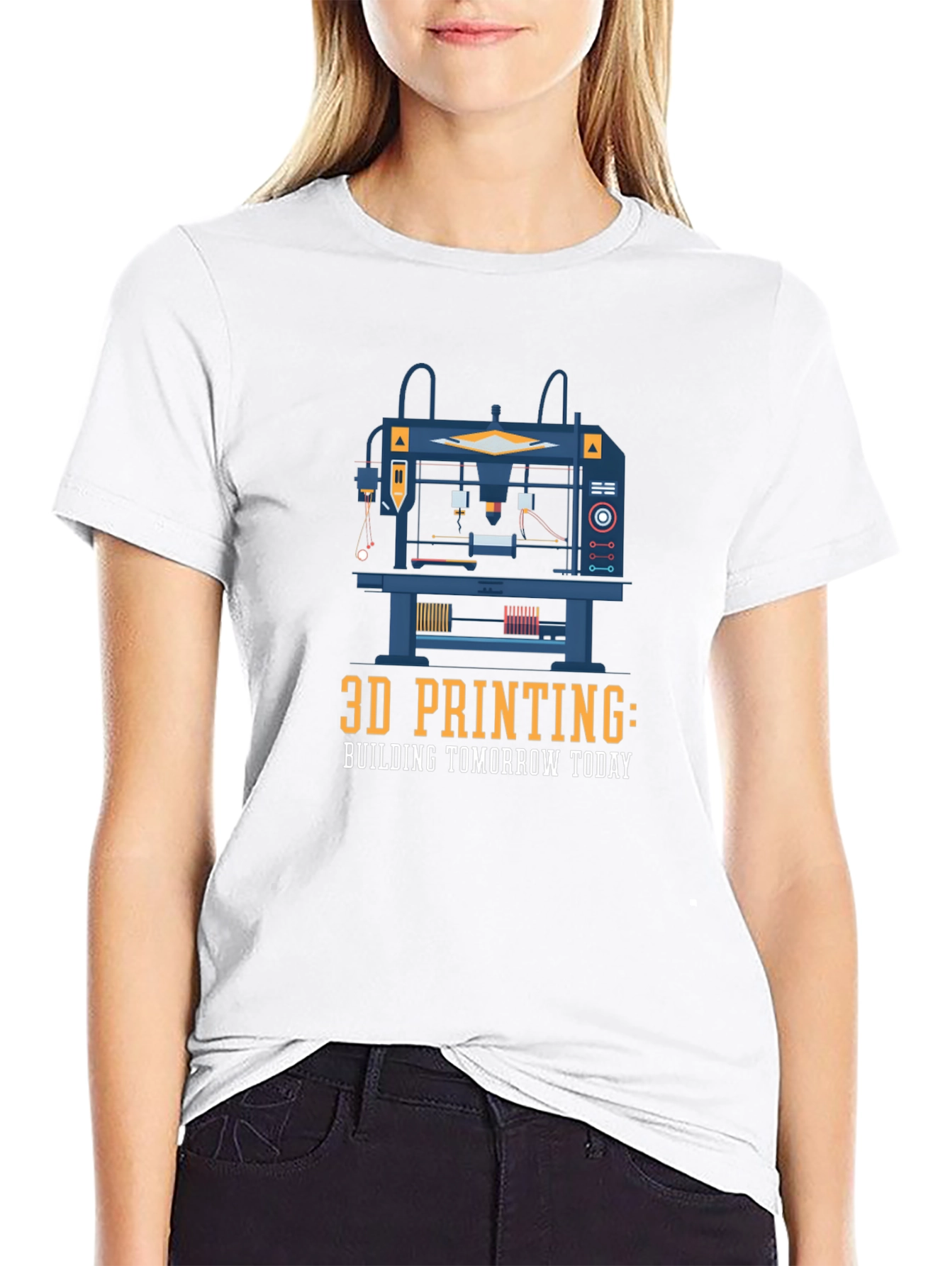 3D Printing Tomorrow Today Tee