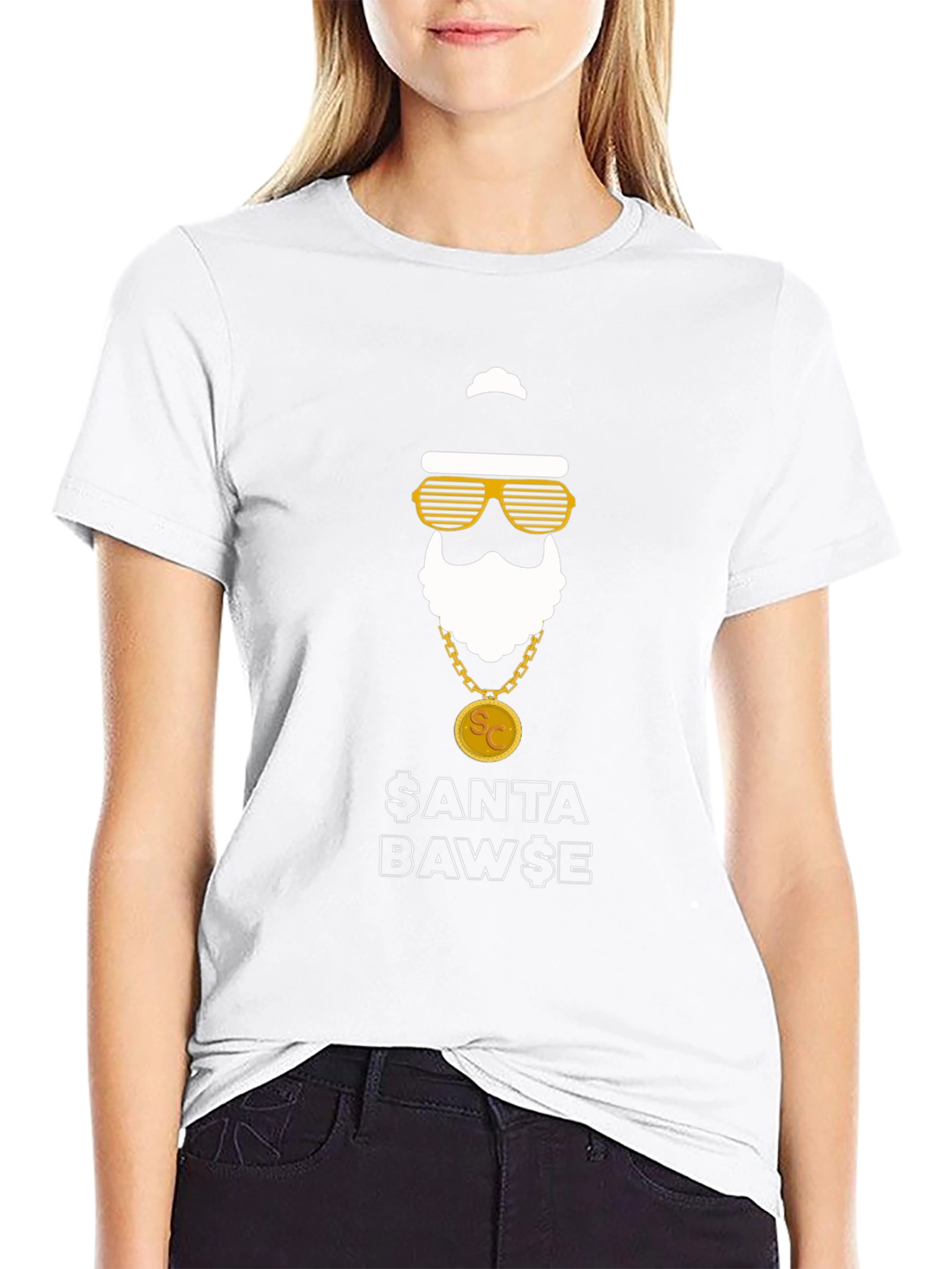 Santa Bawse Graphic Tee - Holiday Swag