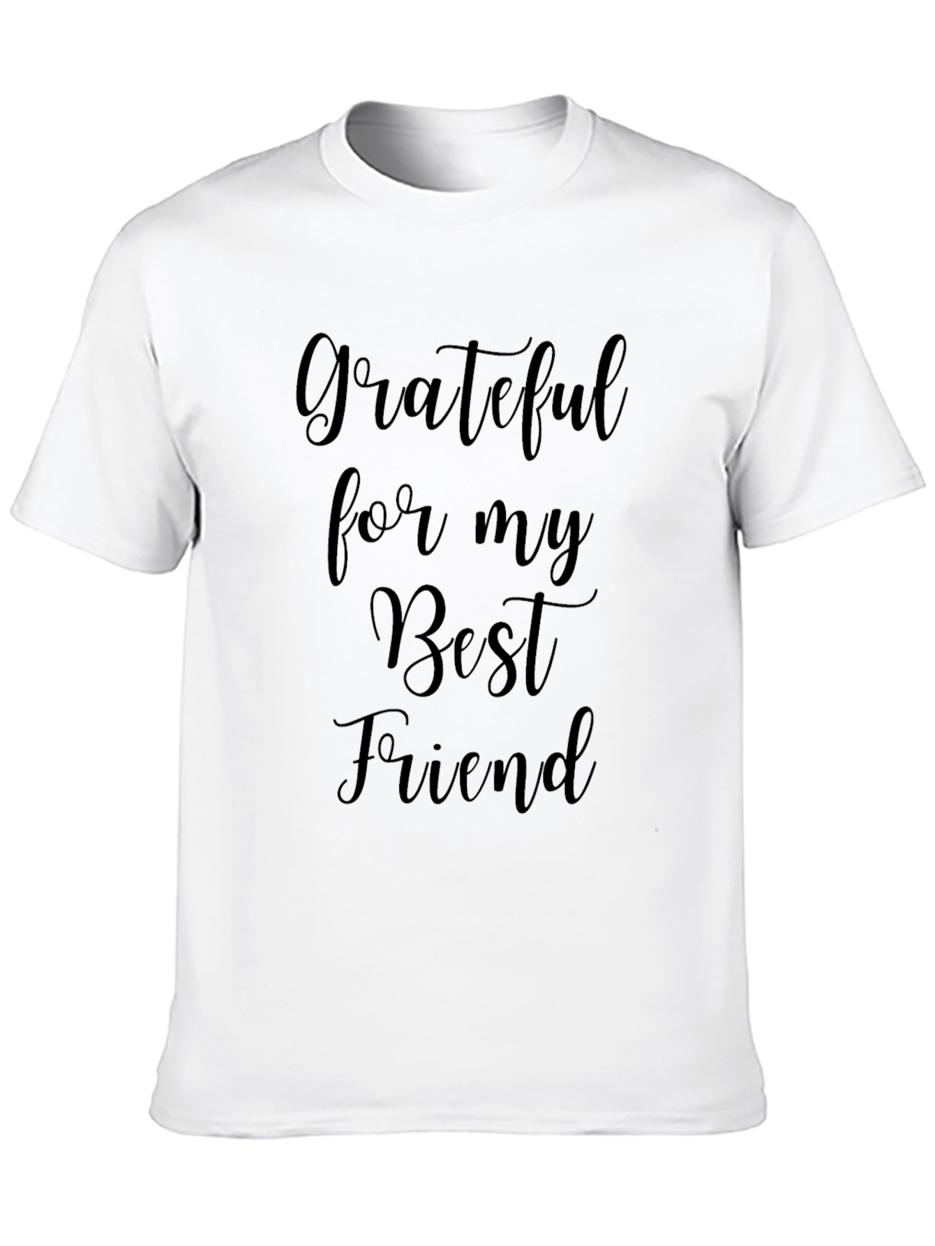 Grateful Best Friend Black T-Shirt