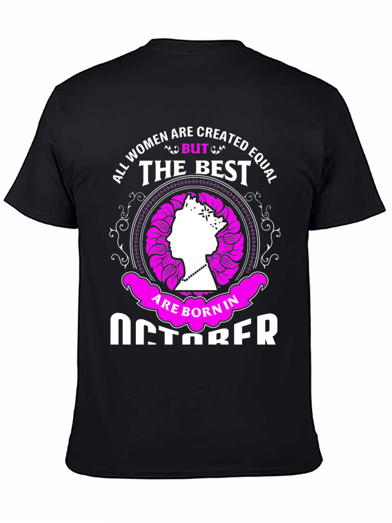 Born in October Womens T-Shirt