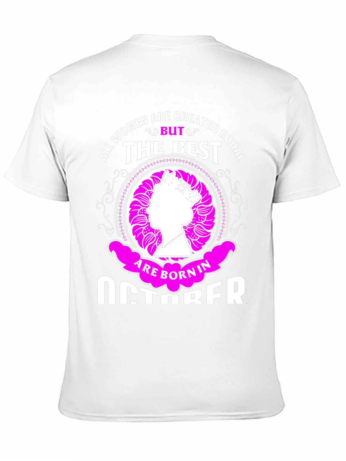 Born in October Womens T-Shirt