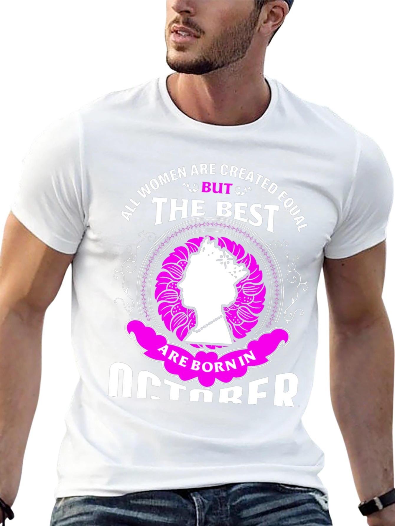 Born in October Womens T-Shirt
