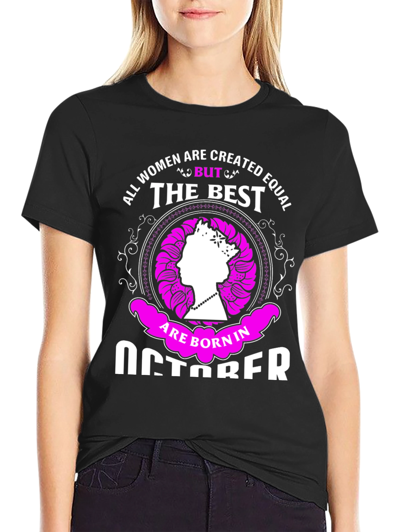 Born in October Womens T-Shirt