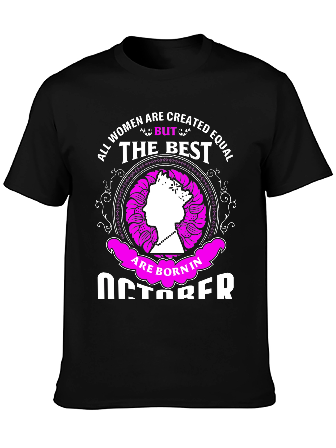 Born in October Womens T-Shirt