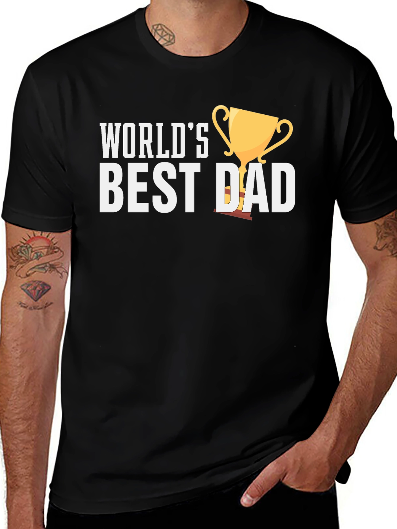 Worlds Best Dad T-Shirt - Fathers Day Gift