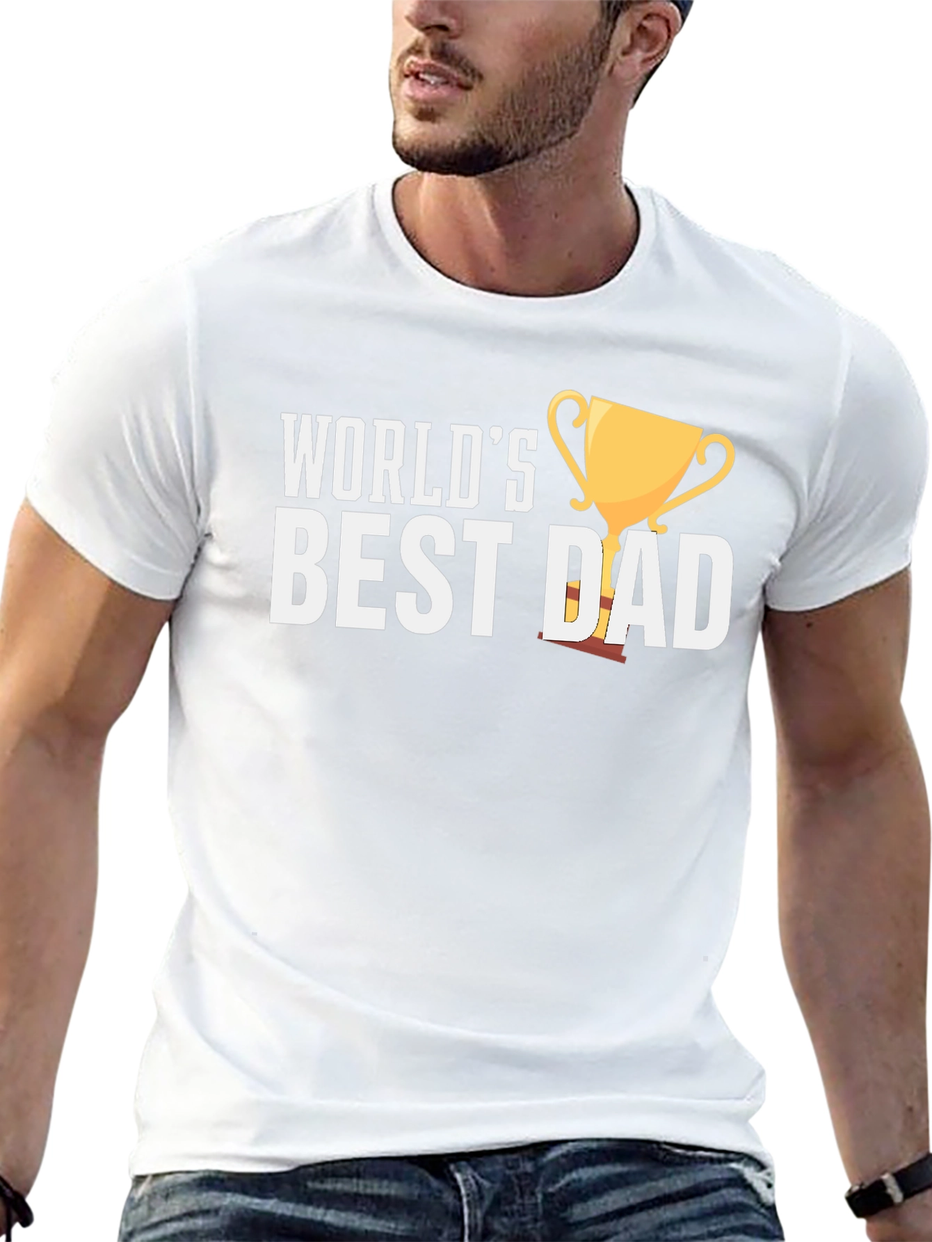 Worlds Best Dad T-Shirt - Fathers Day Gift