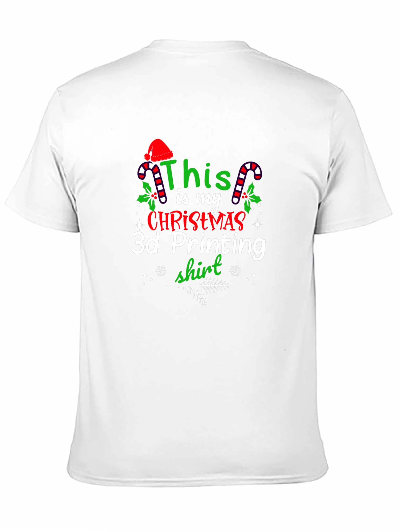 Christmas 3D Printing T-Shirt