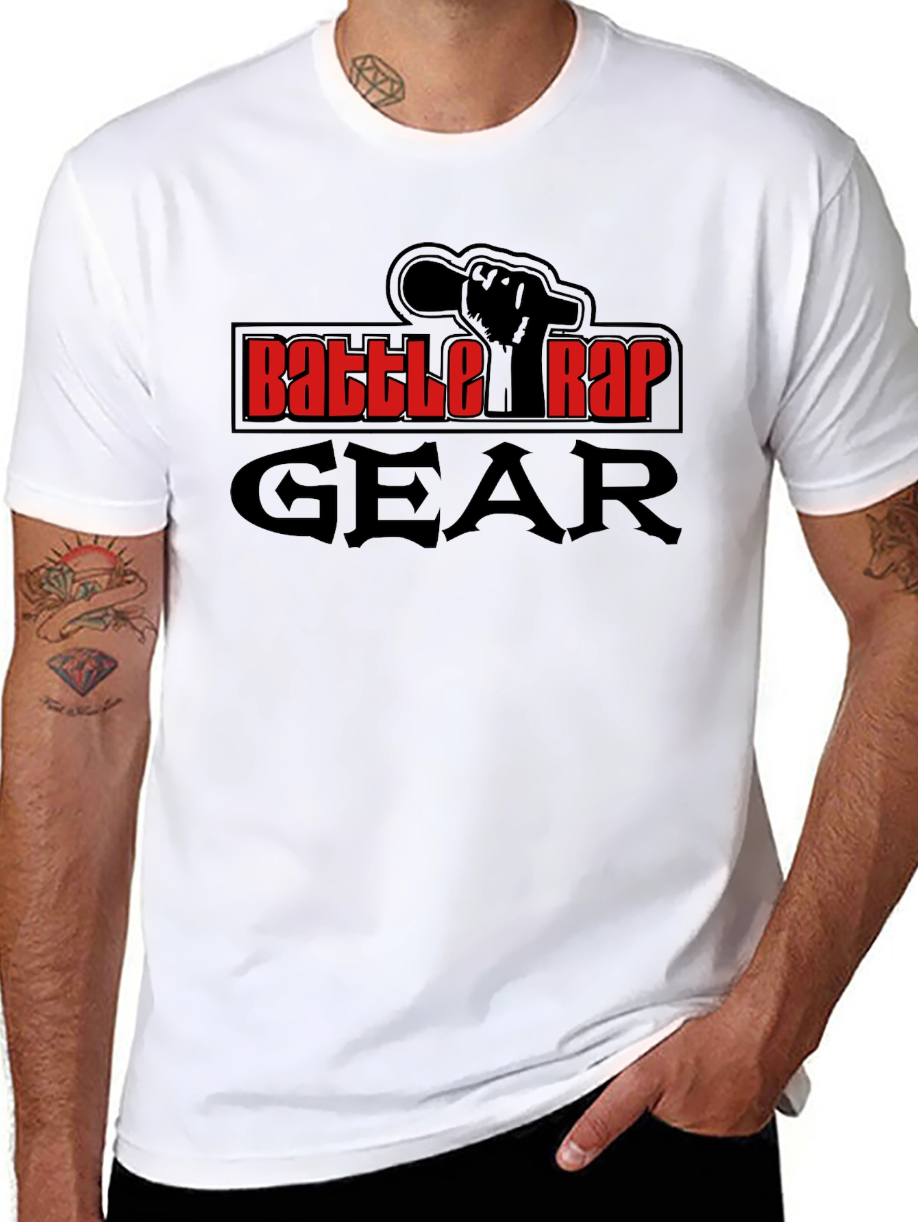 Battle Rap Gear T-Shirt - Black Graphic Tee