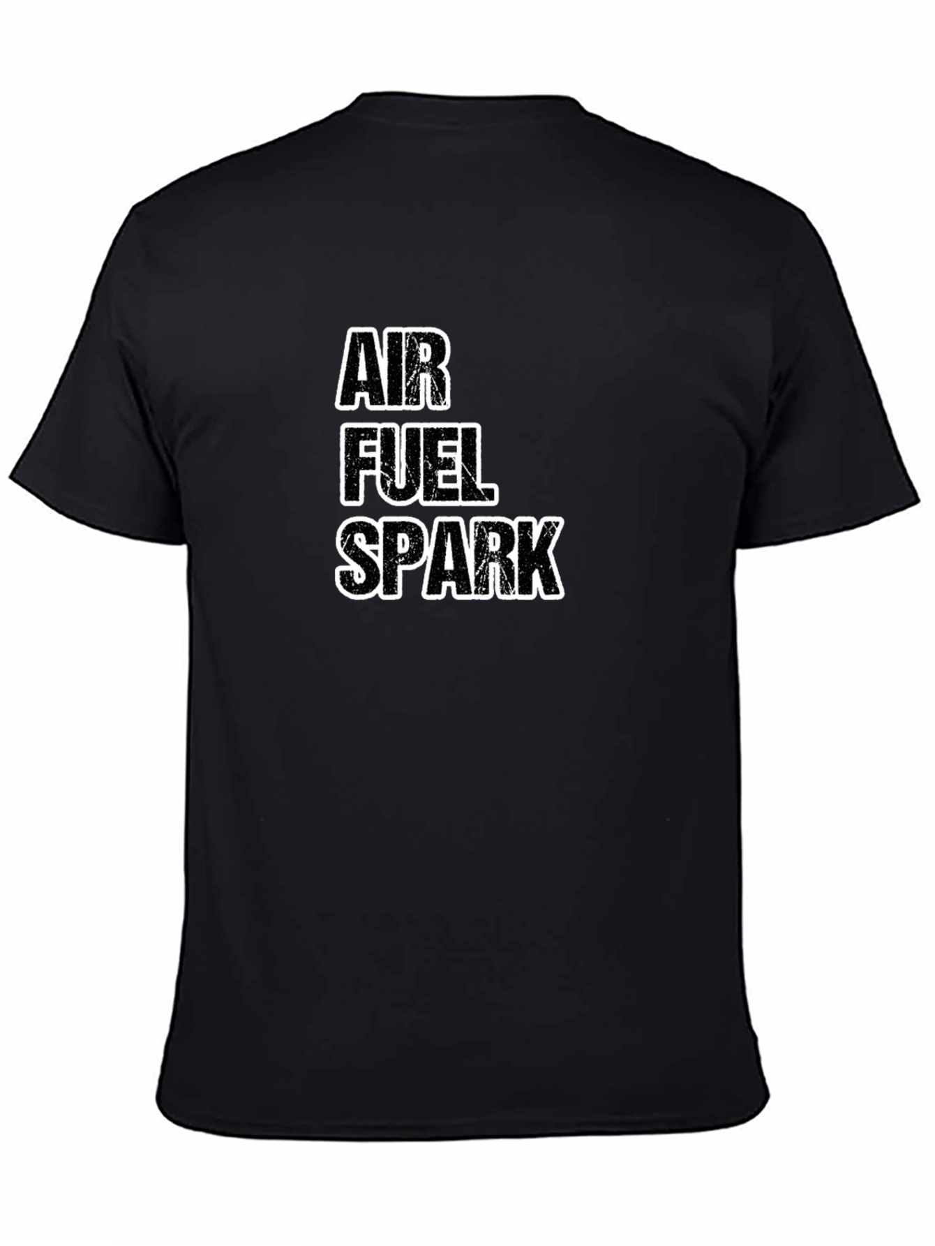 Air Fuel Spark Black Graphic Tee