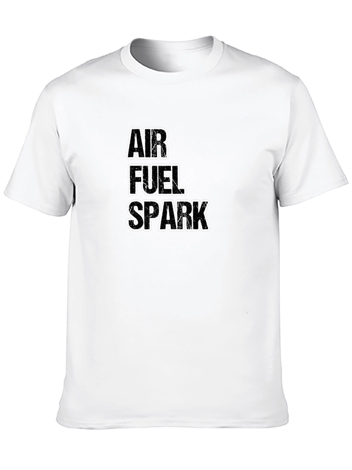 Air Fuel Spark Black Graphic Tee