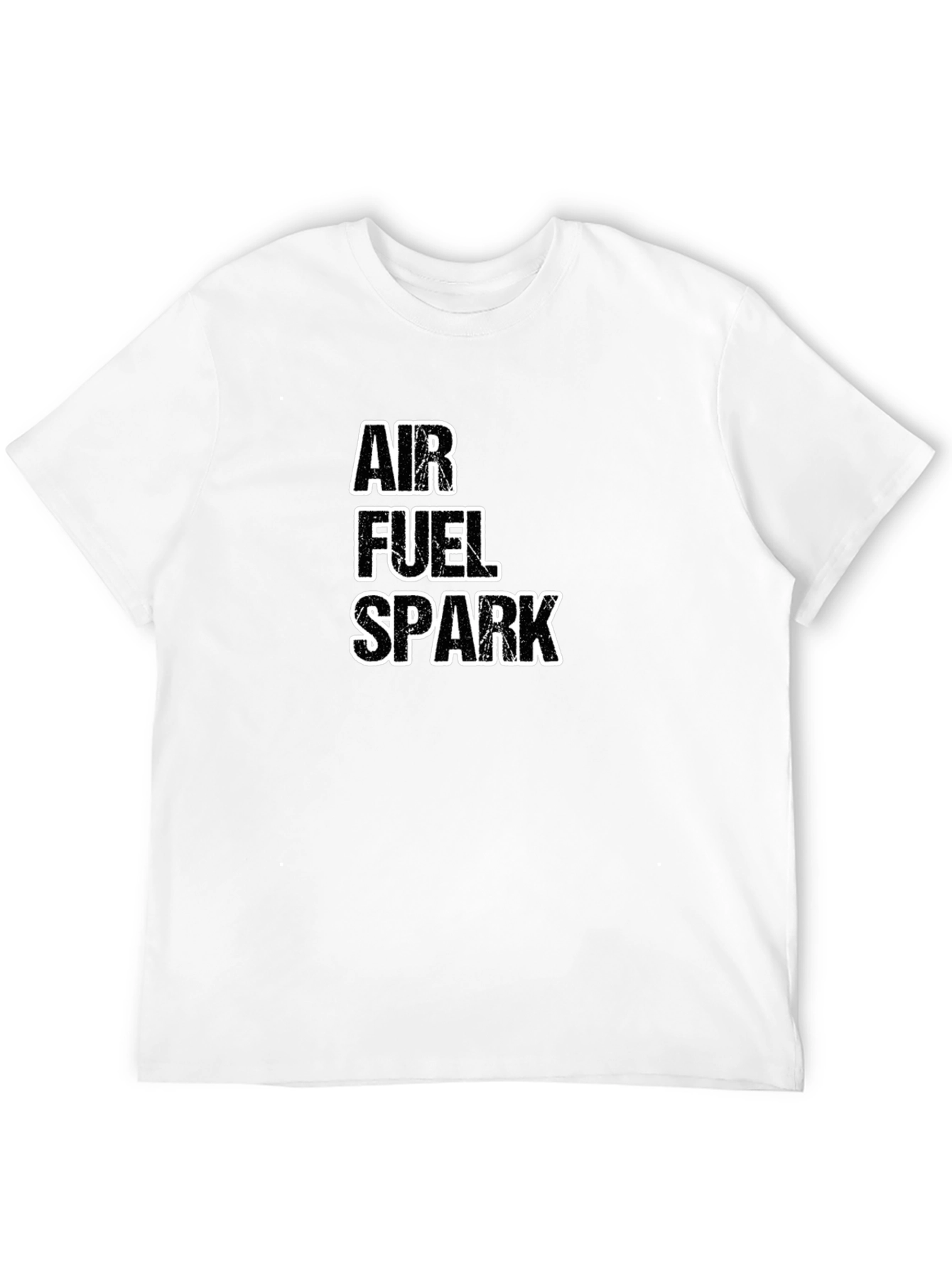 Air Fuel Spark Black Graphic Tee