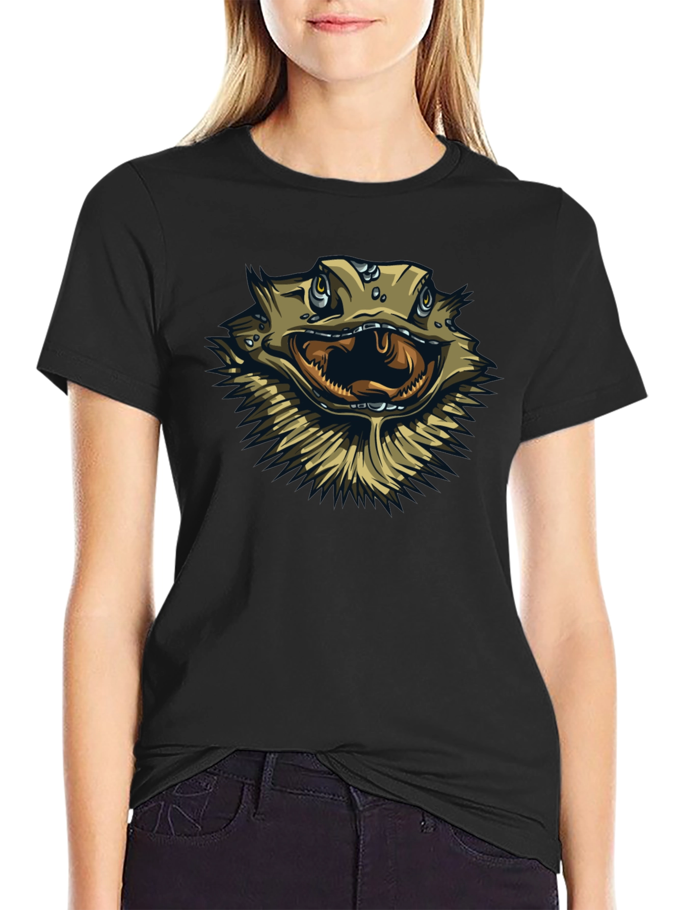 Bearded Dragon Graphic T-Shirt - Cool Reptile Design