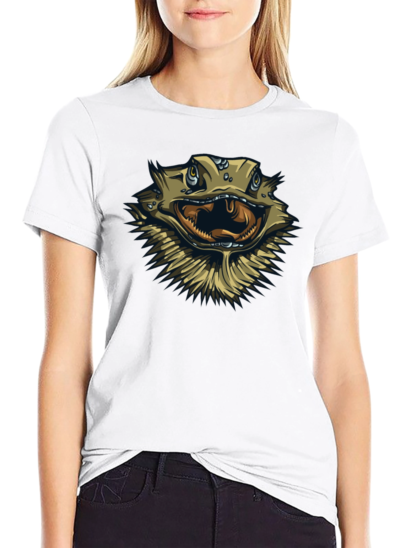 Bearded Dragon Graphic T-Shirt - Cool Reptile Design